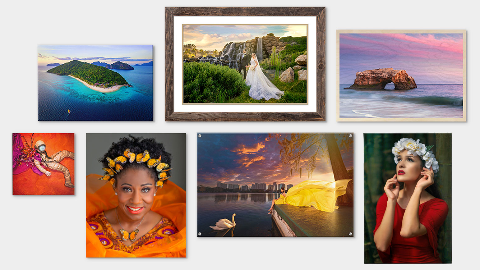 Custom Wall Art Displays from Your Photos