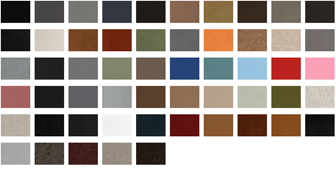 Swatches of Linen and Leatherette Materials for BayBooks