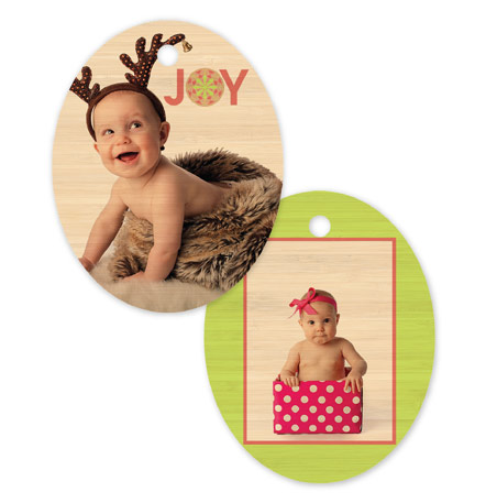 Joy 112 - Oval Bamboo Ornament