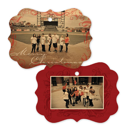 Merry Christmas 126 - Winsome Bamboo Ornament