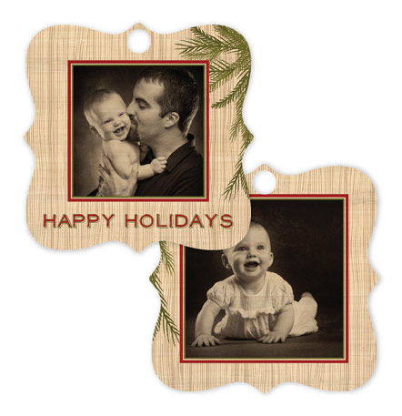 Merry Christmas 132 - Haven Bamboo Ornament