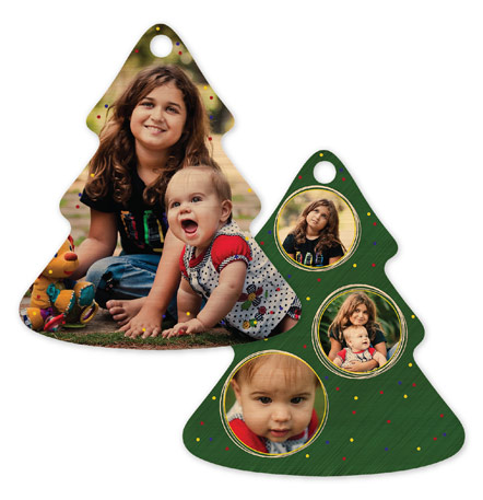 Christmas Lights 138 - Tree Bamboo Ornament