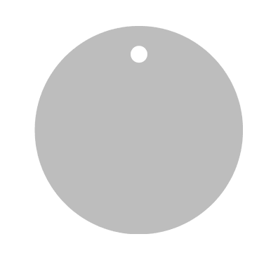 Circle Bamboo Ornament