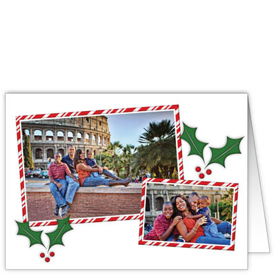 P108h Holly Holiday Card Design