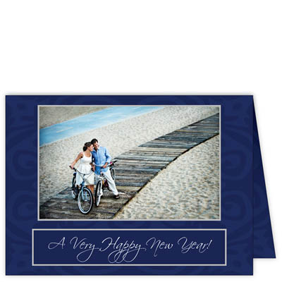 P113h Ornate Holiday Card Design