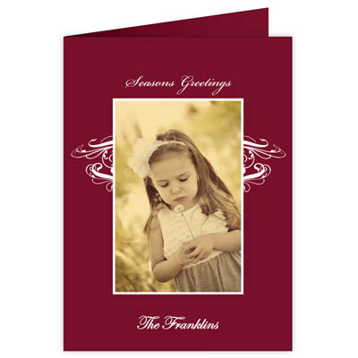 P178v Season's Greetings Holiday Card Design