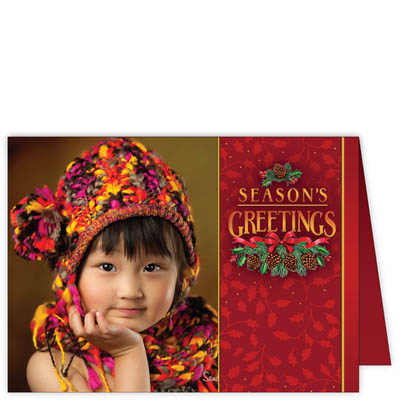 P180h Season's Greetings Holiday Card Design