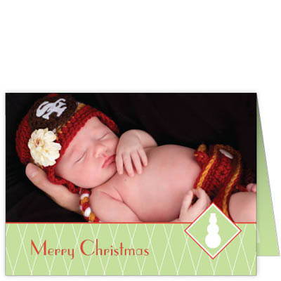 P210h Snowman Holiday Card Design