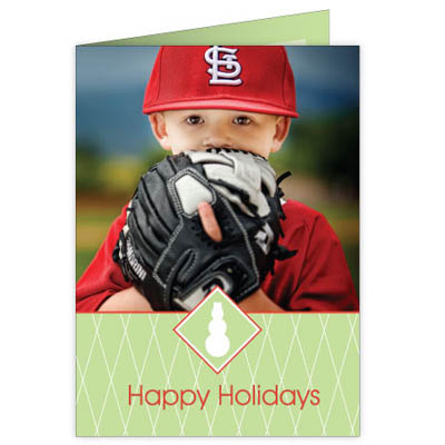 P210v Snowman Holiday Card Design
