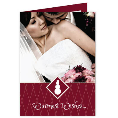 P212v Snowman Holiday Card Design