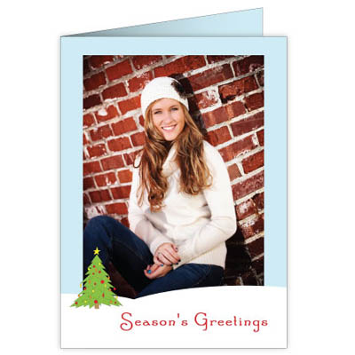 P214v Snowbanks Holiday Card Design