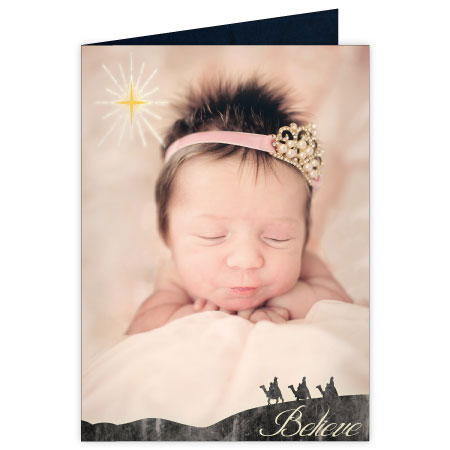 P220v Believe Holiday Card Design