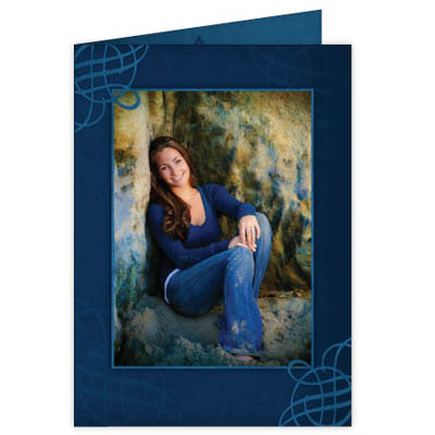 P224v Blue Ornate Card Design