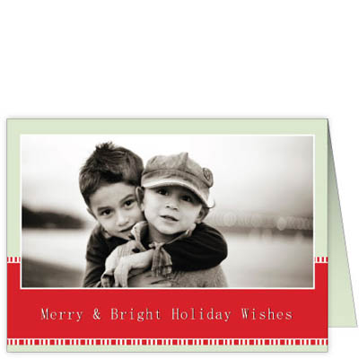 P234h Holiday Stripe Card Design