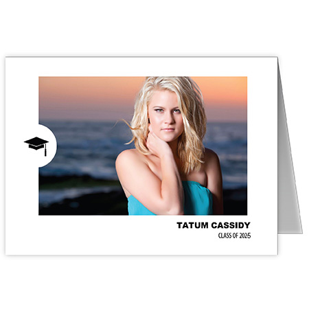 P542 Senior Graduation Cap Card Design