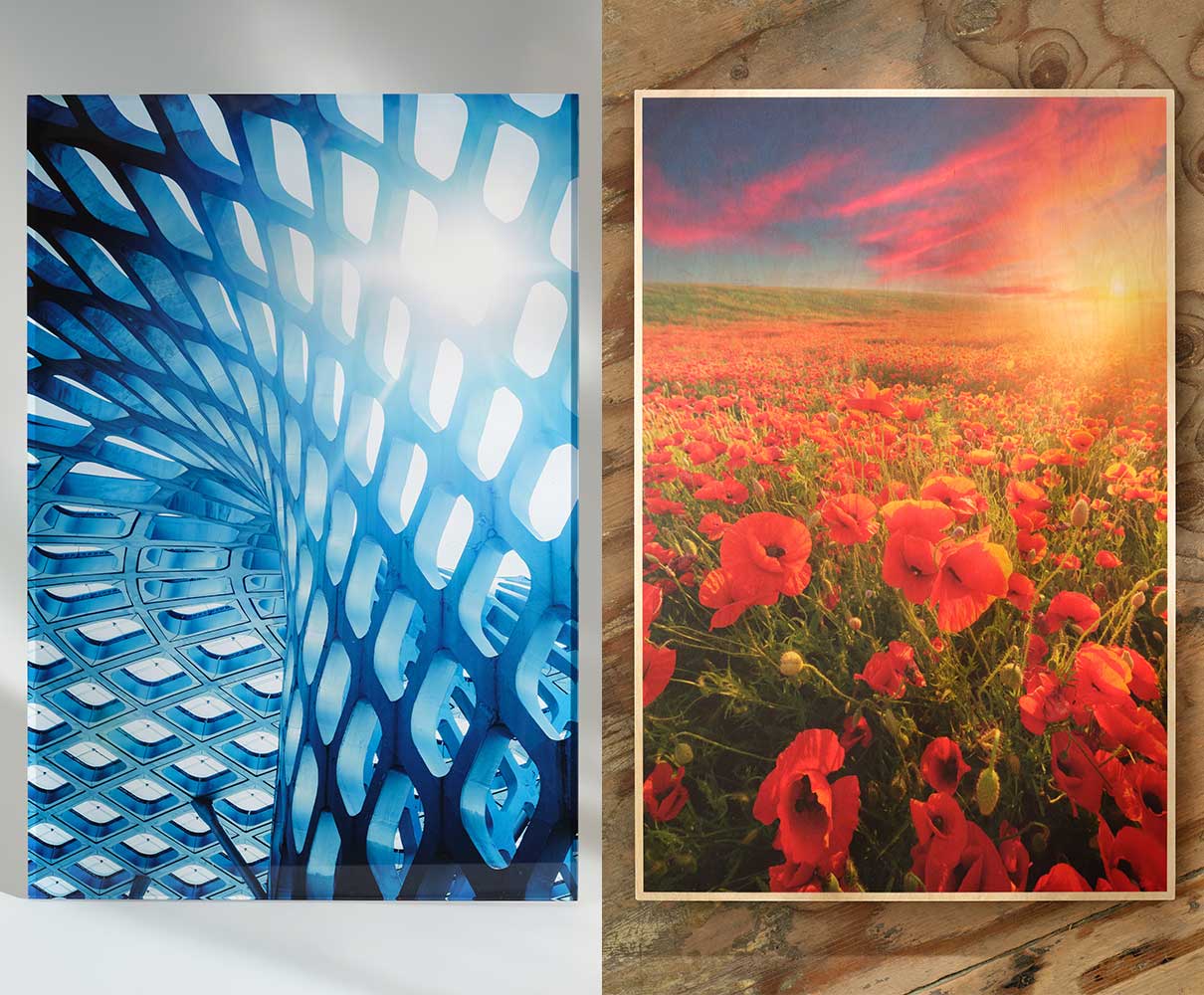 Acrylic and Wood Prints