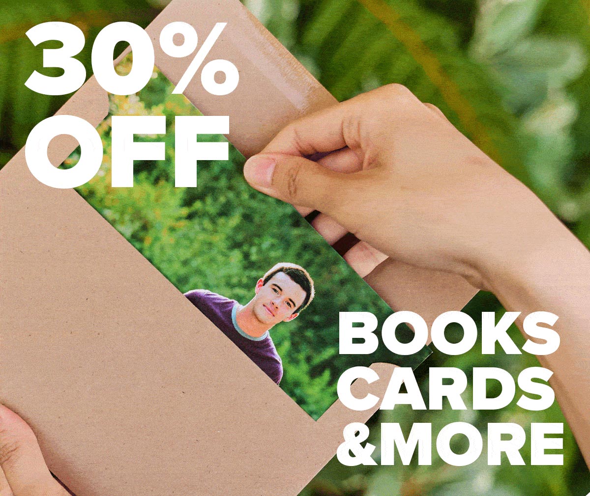 30% Off Books, Cards, & More