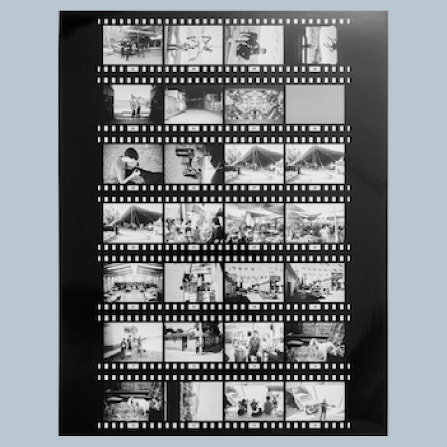 8x10 Printed Contact Sheet