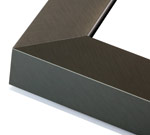 Metal Dark Pewter 1 1/2in Aluminum