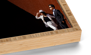 Carbonized Bamboo Slim Float Frame