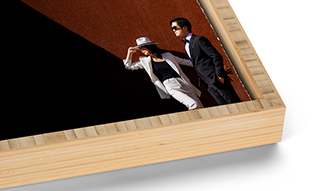 Natural Bamboo Slim Float Frame