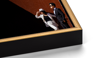 Gold Slim Float Frame