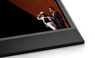 Black Wedge Float Frame