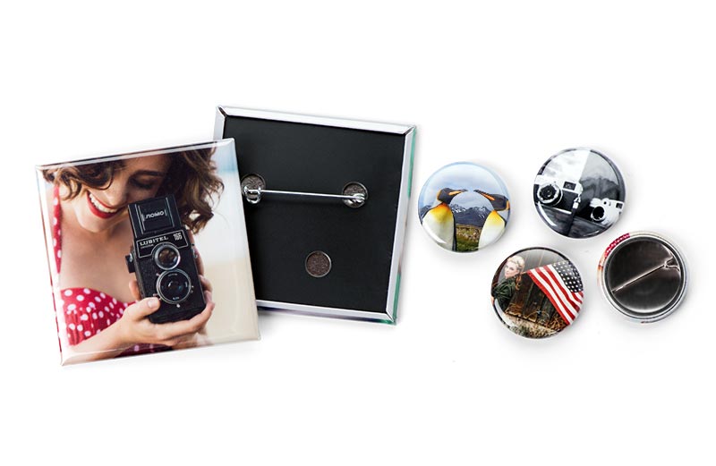 Novelty Button Pins for the Holidays