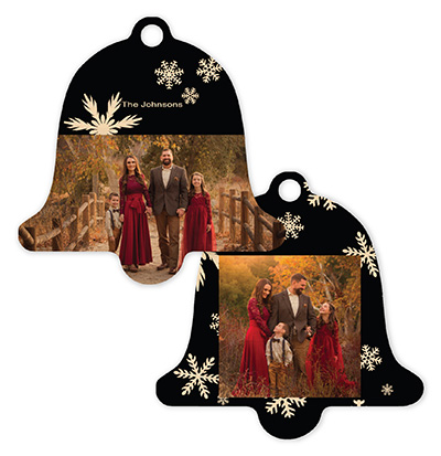 Snowflake 586 - Bell Bamboo Ornament