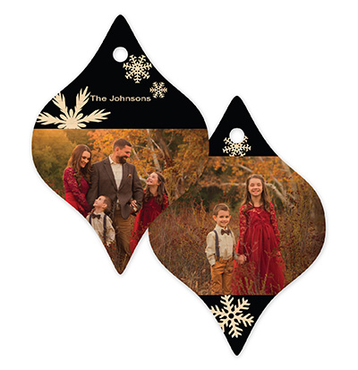 Snowflake 586 - Taper Bamboo Ornament