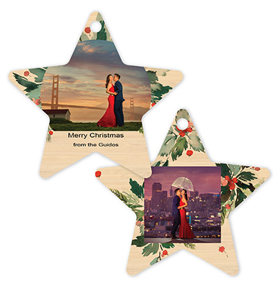 Holly 588 - Star Bamboo Ornament
