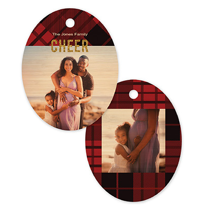 Plaid 590 - Oval Bamboo Ornament