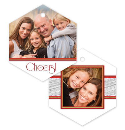 Cheers! 102 - Hexagon Metal Ornament