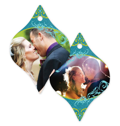 Filligree 114 - Tapered Metal Ornament