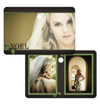 Noel 118 - Rectangle Metal Ornament