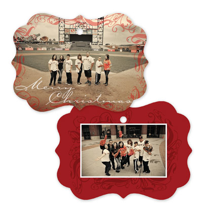 Merry Christmas 126 - Winsome Metal Ornament