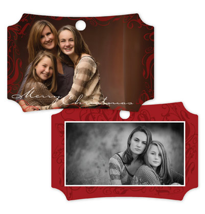 Merry Christmas 134 - Monterey Metal Ornament