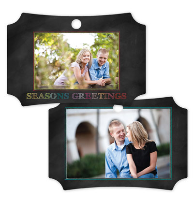 Seasons Greetings 136 - Monterey Metal Ornament