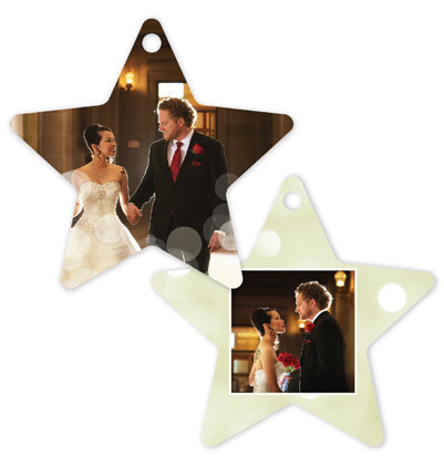 Bokeh 146 - Star Metal Ornament