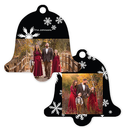 Snowflake 586 - Bell Metal Ornament