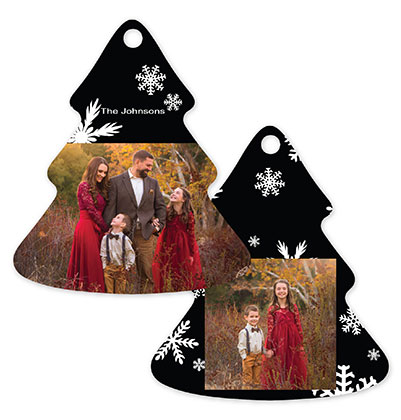 Snowflake 586 - Tree Metal Ornament