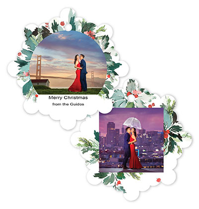 Holly 588 - Snowflake Metal Ornament