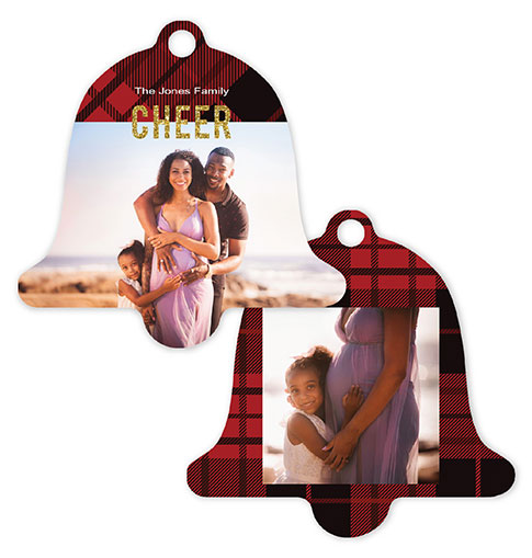 Plaid 590 - Bell Metal Ornament