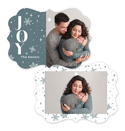 Joy 598 - Winsome Metal Ornament