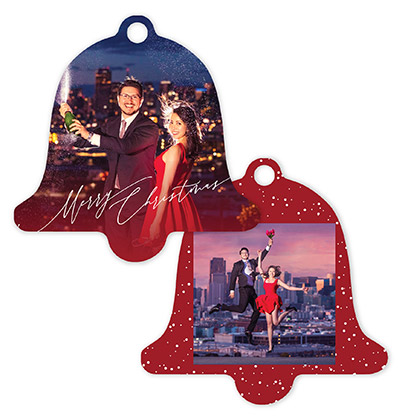 Merry Christmas 616 - Bell Metal Ornament