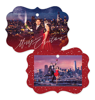 Merry Christmas 616 - Winsome Metal Ornament