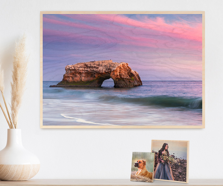 Photo and Art Prints UV Printed on Wood