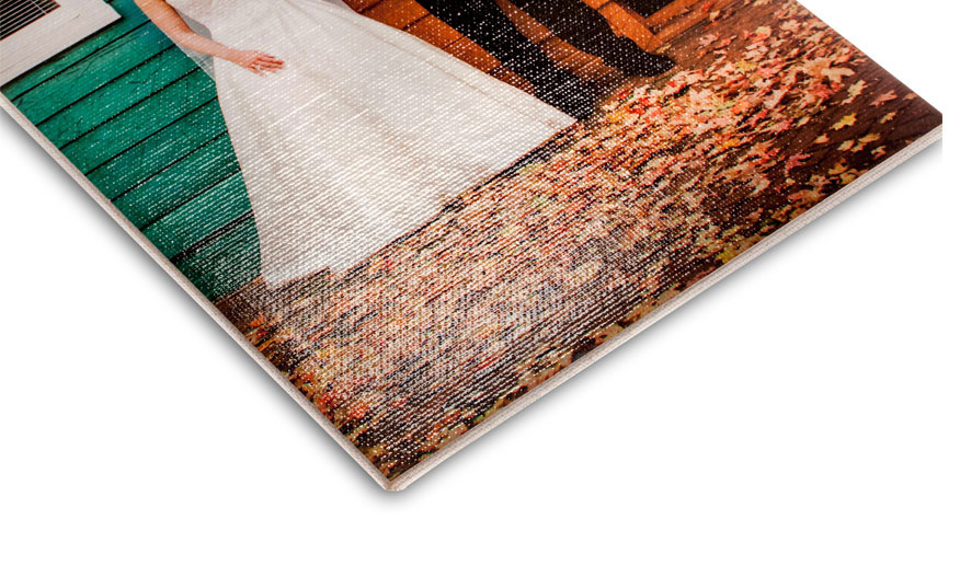 Canvas mounted picture