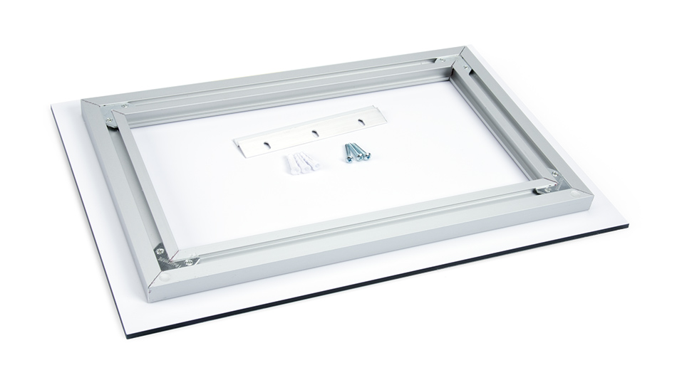 White Paper Backing & Cleat Hanger