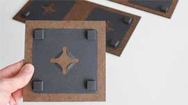 Multiple connection point keep pictures hanging straight